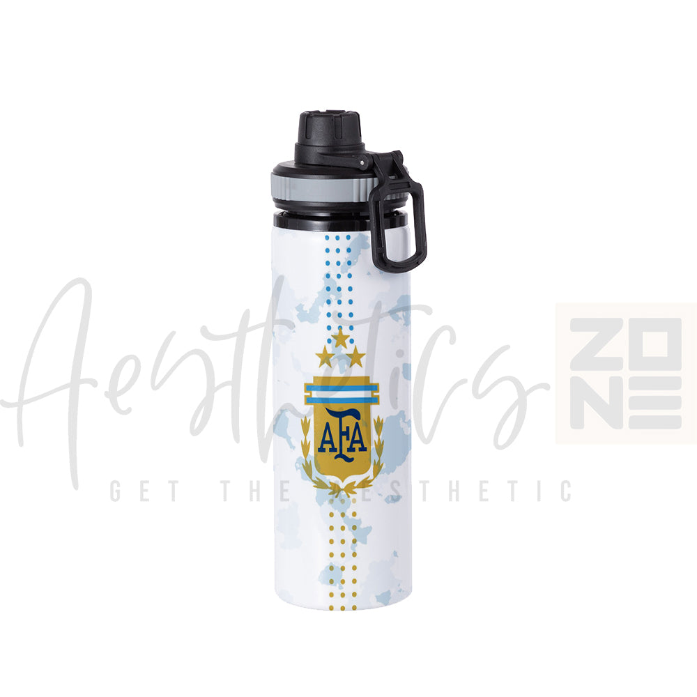 Argentina AFA Crest – Blue & White Pattern 750ml Sporty Bottle