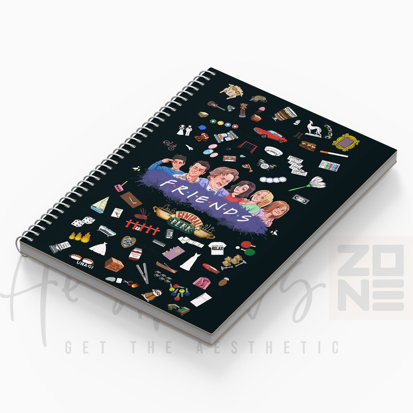 Friends Doodle Icon Notepad