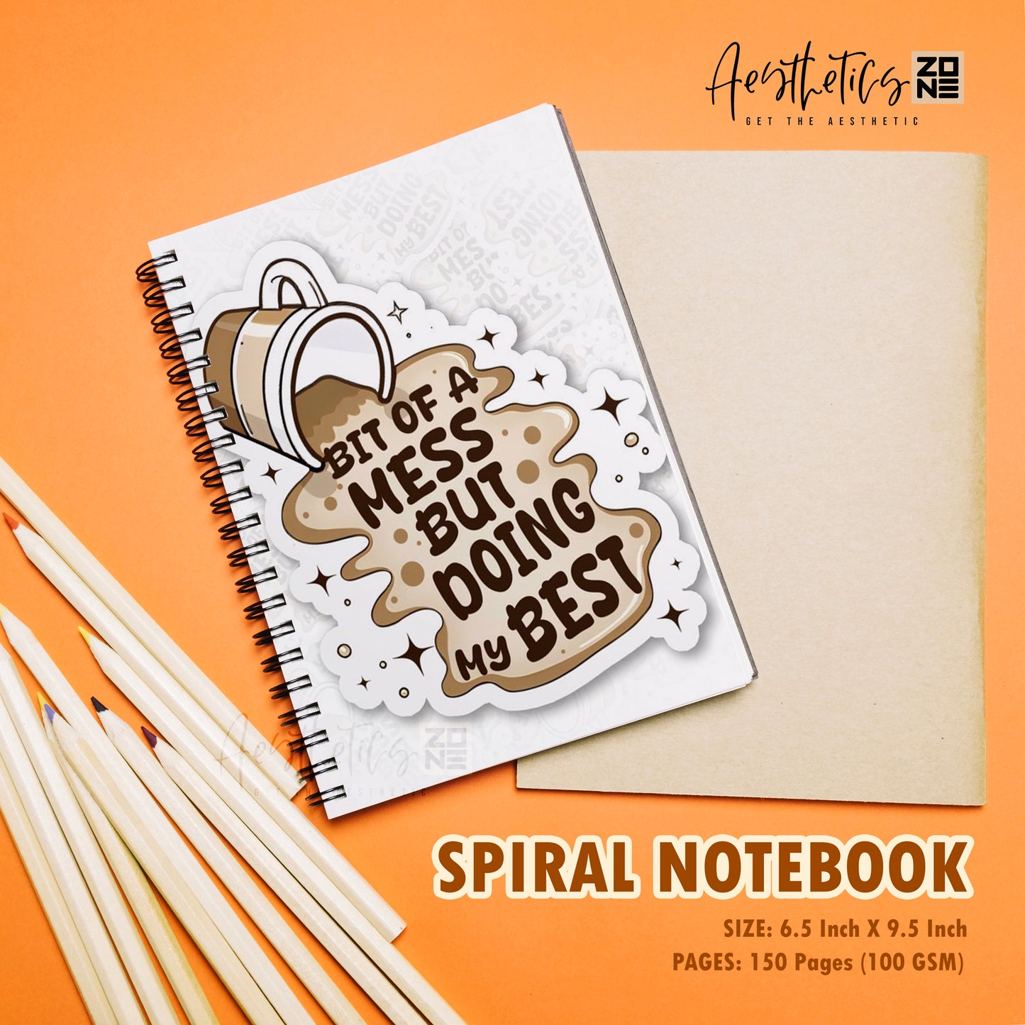 Bit of a Mess, But Doing My Best – Perfectly Imperfect Notebook