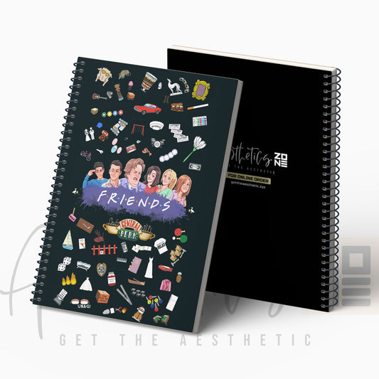 Friends Doodle Icon Notepad