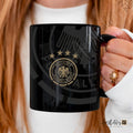 Germany Football Crest Black Mug