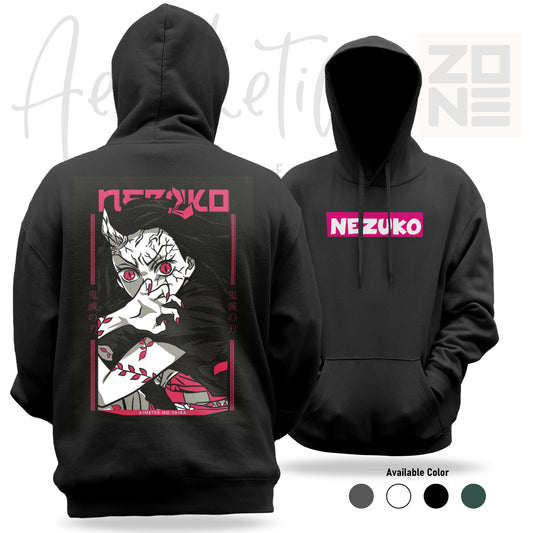 Nezuko Kamado Oversized Hoodie – Demon Form Edition
