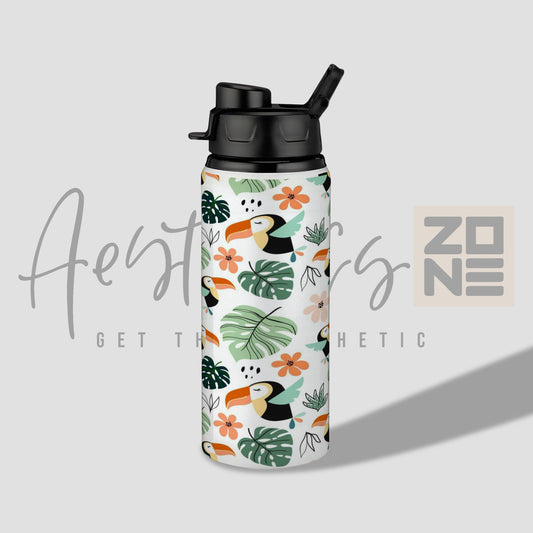 Tropical Vibes – Toucan & Leafy Bloom Bottle