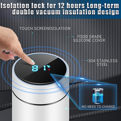 Start you day with bismillah design thermal flask