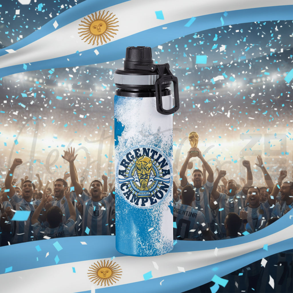 Argentina Champions Circle Edition – 750ml Sporty Bottle