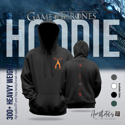 Game of Thrones Iron Throne Front Art Hoodie
