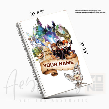 Custom name harry potter notepad