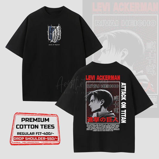 Humanity’s Strongest – Levi Ackerman Premium Tee