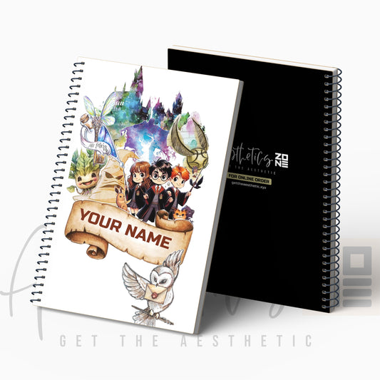 Custom name harry potter notepad