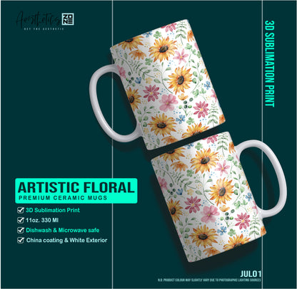 🌻 Bloom with Grace – Sunflower Spirit Mug