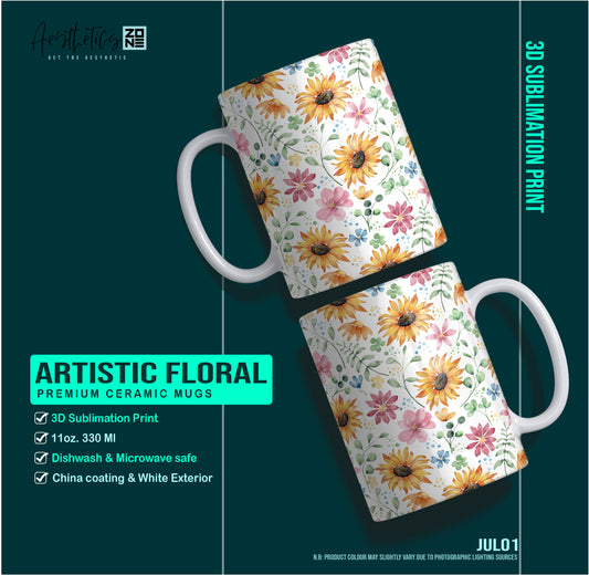 🌻 Bloom with Grace – Sunflower Spirit Mug