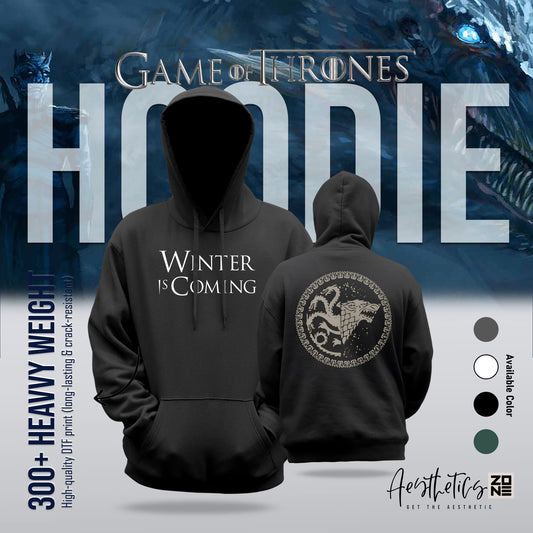 The North Remembers Hoodie – Winter Is Coming Design
