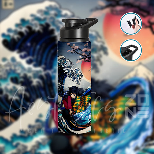 Calm & Powerful – Giyu Tomioka Water Bottle