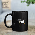 🔪🦆 Peace Was Never an Option – Angry Duck Mug