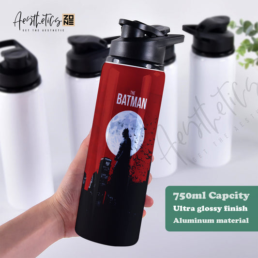 Dark Knight Rising – Batman on Red Water Bottle