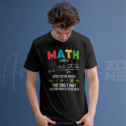 Back to School Math Graphic T-Shirt – Fun & Smart Design