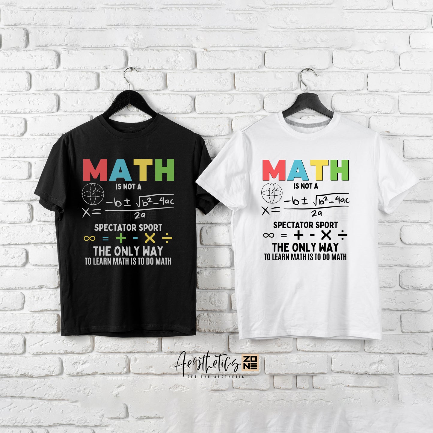 Back to School Math Graphic T-Shirt – Fun & Smart Design