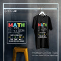 Back to School Math Graphic T-Shirt – Fun & Smart Design