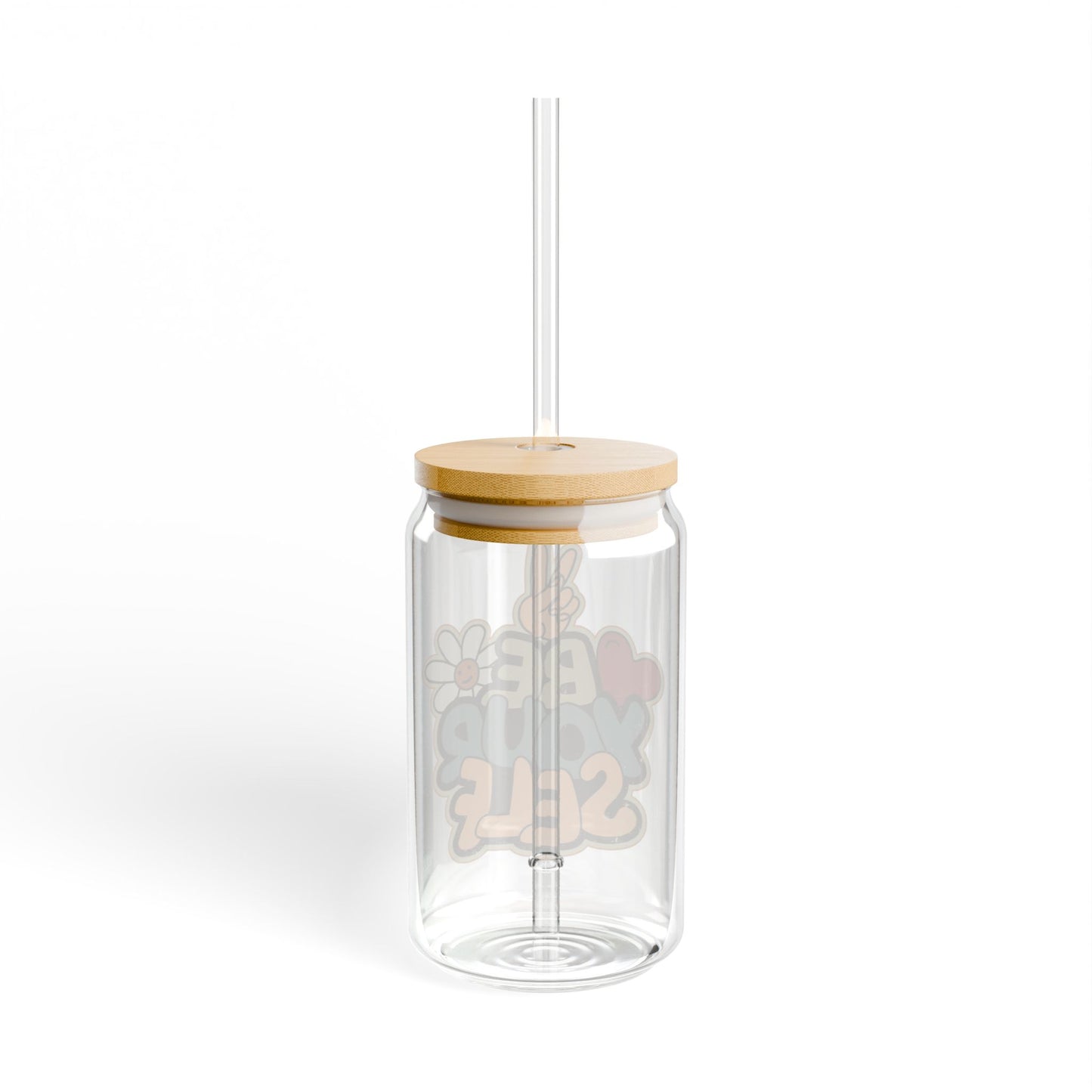 Be yourself always clear glass bottles