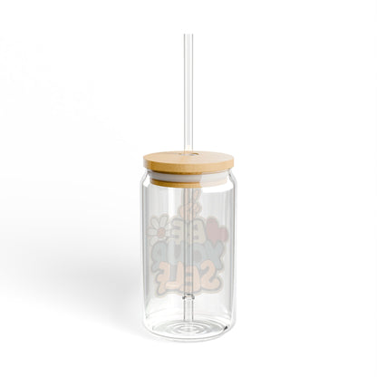 Be yourself always clear glass bottles