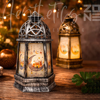Vintage Ramadan LED Lantern