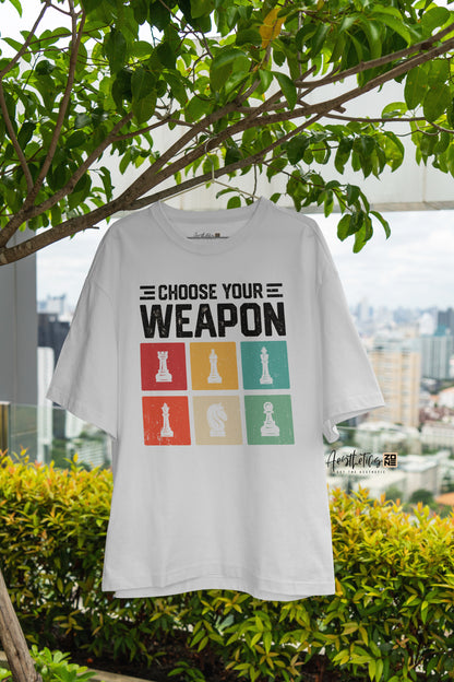 Choose Your Weapon – Fun Cheese Lover T-Shirt