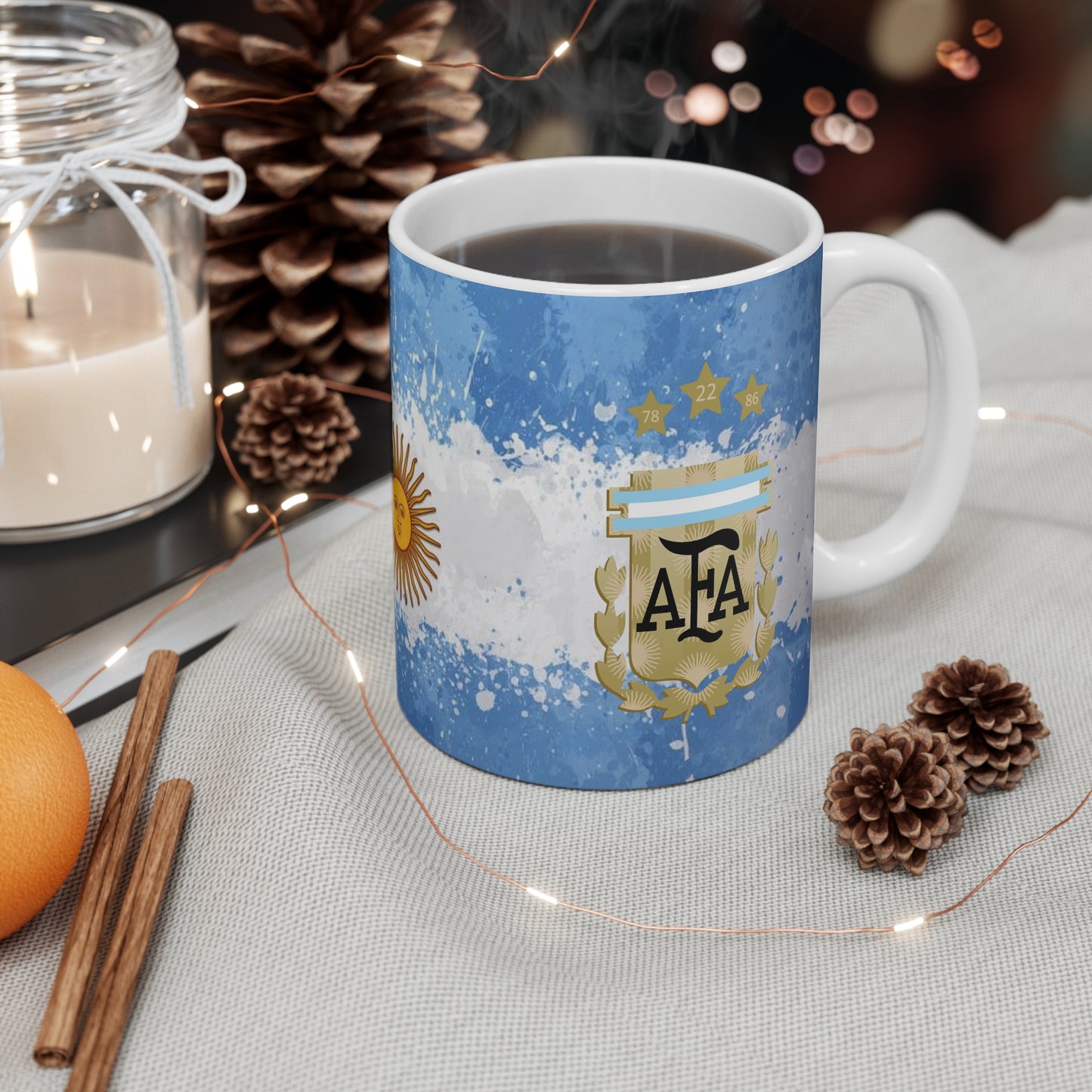Argentina World Champions 3 Star Mug 🇦🇷