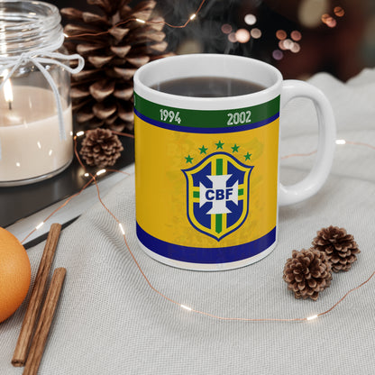 Feel the Glory of Every Goal: The Ultimate Brazil Commemorative Mug