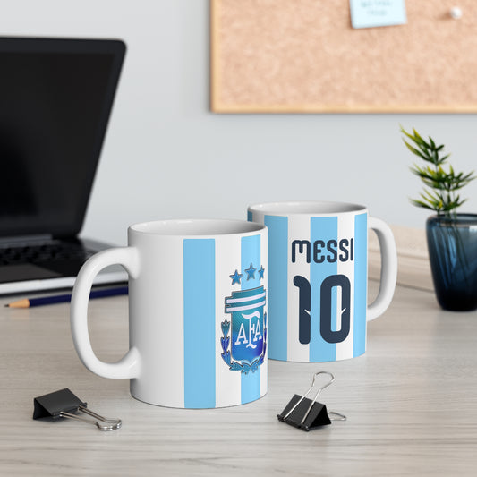 Argentina Player Style Mugs – Add Your Name, Feel the Glory