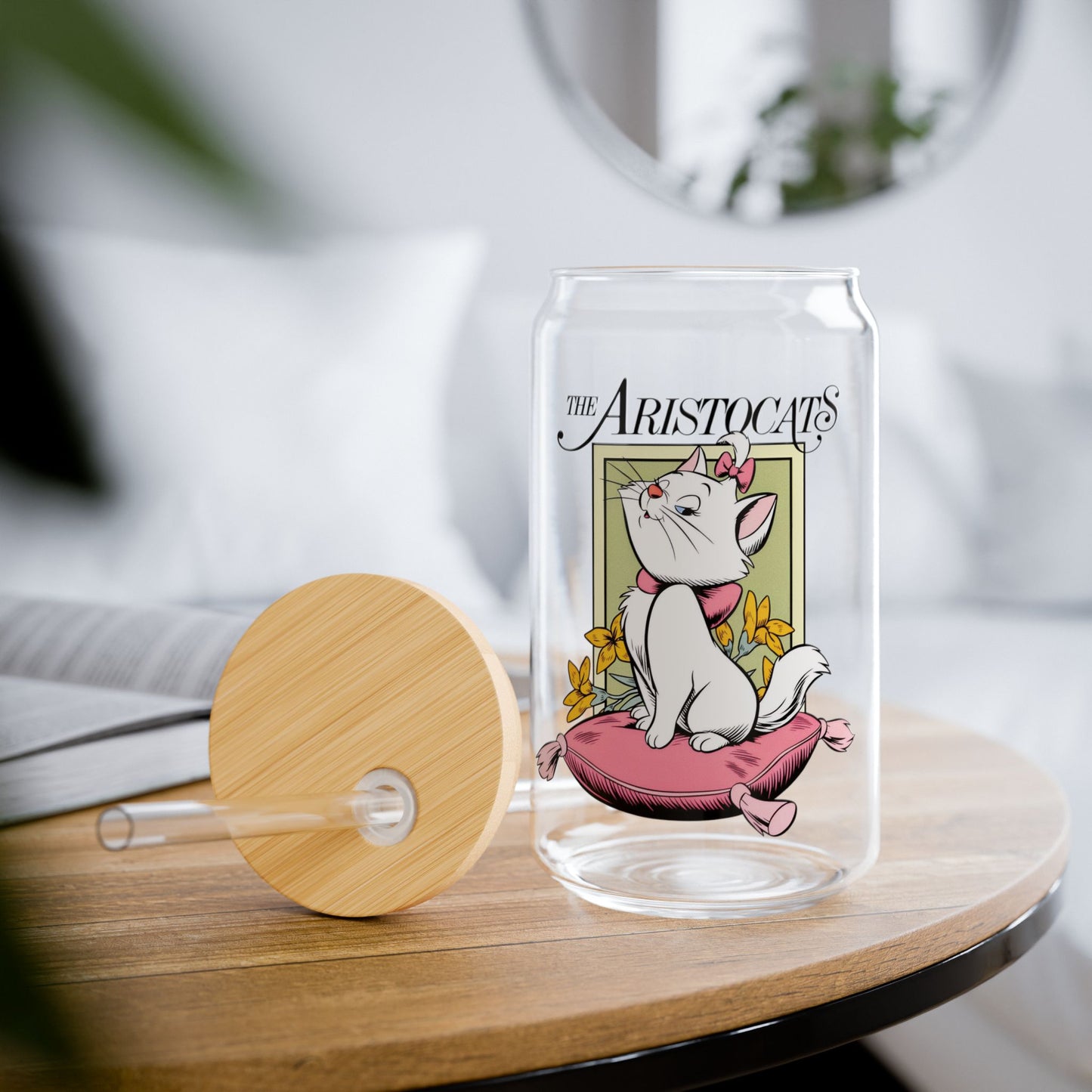 Vintage cat lovers special clear glass bottles