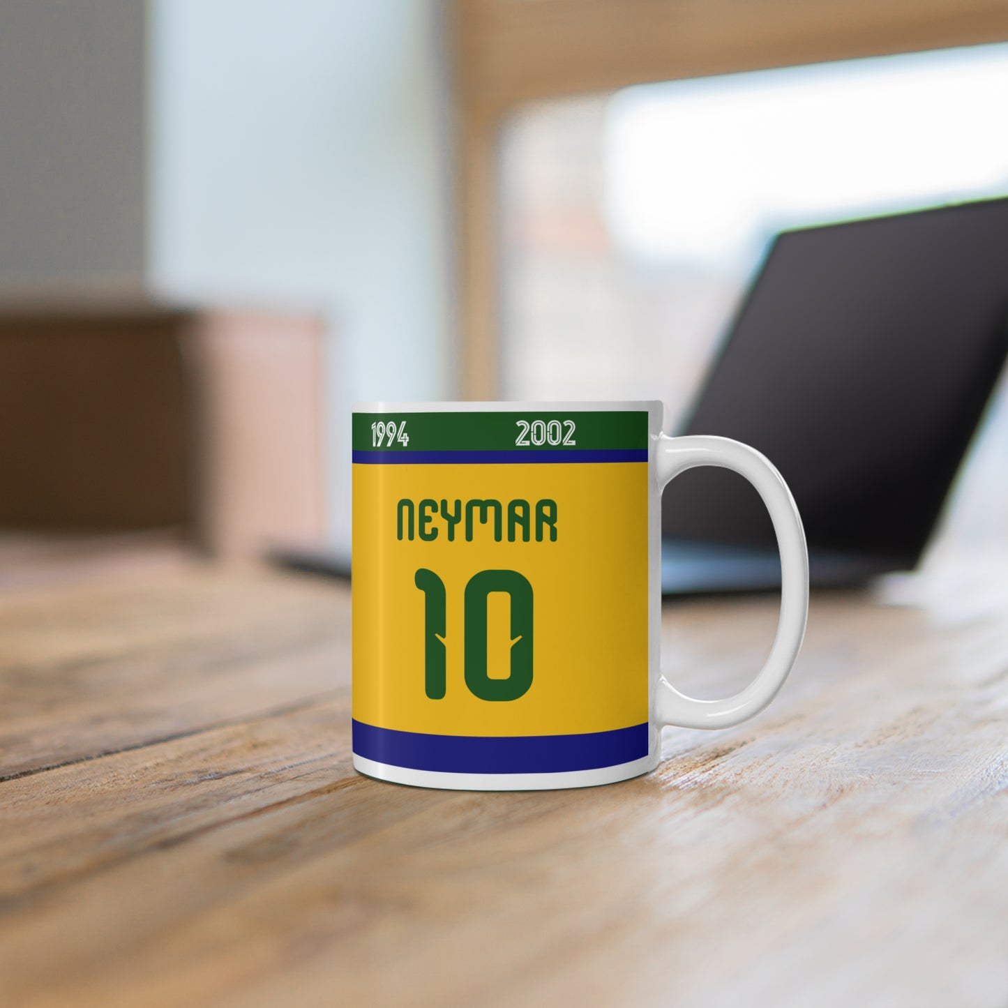 Brazil Player Style Mugs – Add Your Name, Feel the Glory