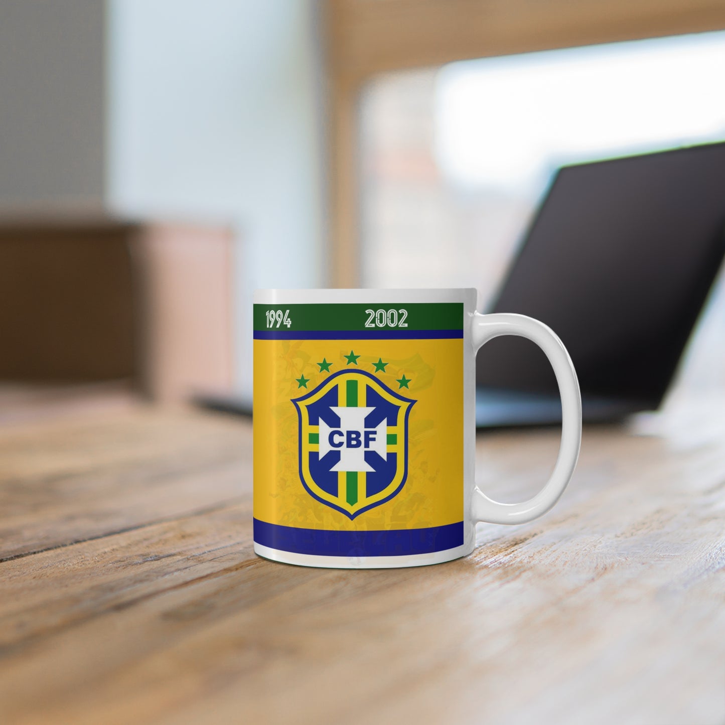 Feel the Glory of Every Goal: The Ultimate Brazil Commemorative Mug
