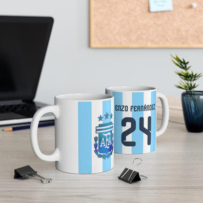 Argentina Player Style Mugs – Add Your Name, Feel the Glory