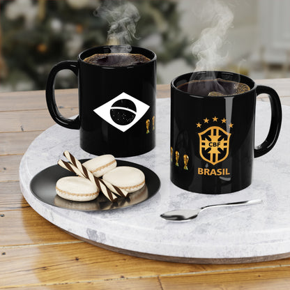 Sip from the Cup of Champions: Trophies, Flag, and the Seleção Crest