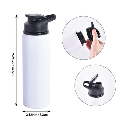 Minimal Argentina Tree Theme Aluminum Sports Water Bottle