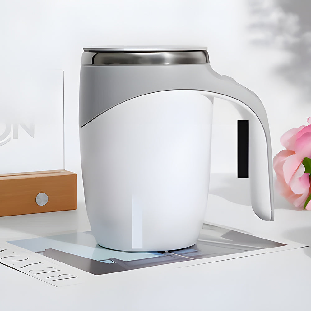 Magnetic Stirring Coffee Mug stainless steel- Suitable for Coffee/Milk/Tea/Hot Chocolate