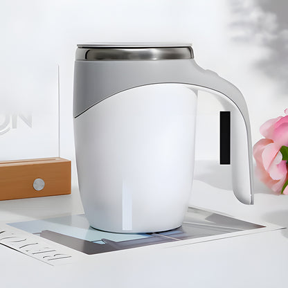 Magnetic Stirring Coffee Mug stainless steel- Suitable for Coffee/Milk/Tea/Hot Chocolate