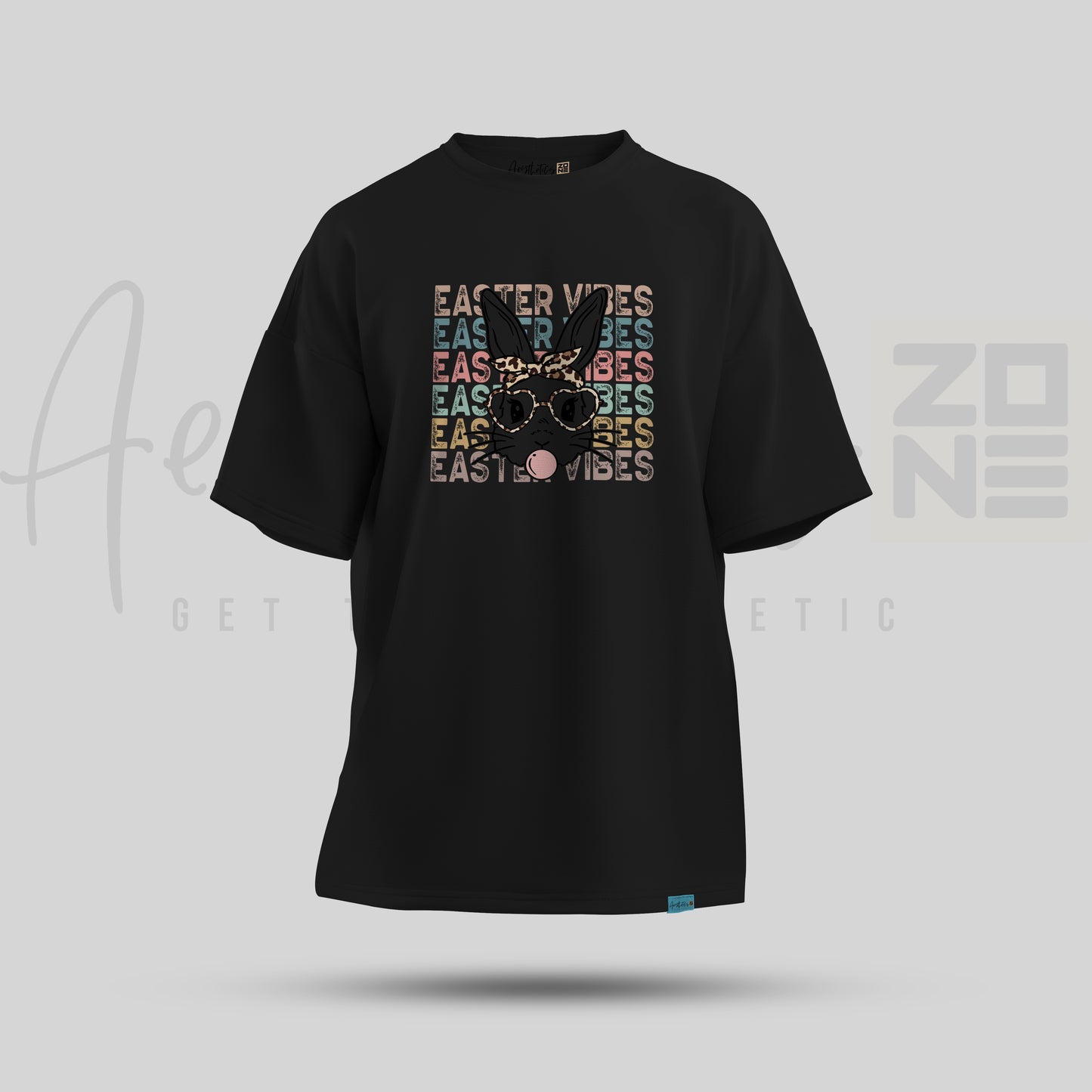 Easter Vibes – Colorful Spring Graphic Tee
