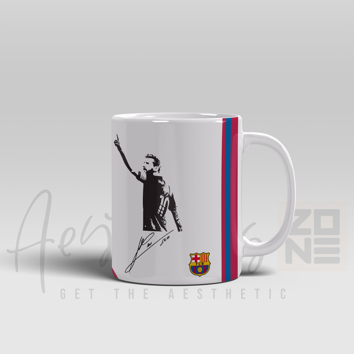Lionel Messi Signature Edition White Glossy Mug