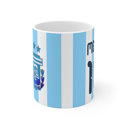 Argentina Player Style Mugs – Add Your Name, Feel the Glory