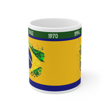 Feel the Glory of Every Goal: The Ultimate Brazil Commemorative Mug