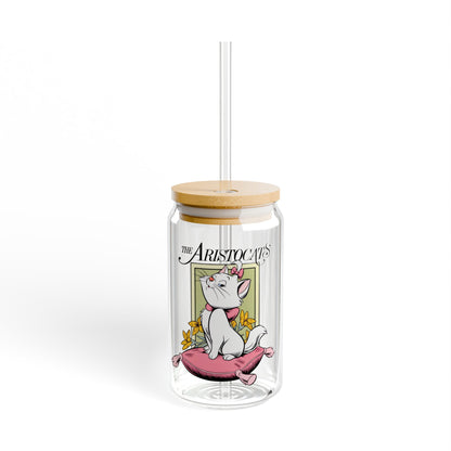 Vintage cat lovers special clear glass bottles
