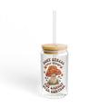 Don't stress over things daily positive design clear glass cup