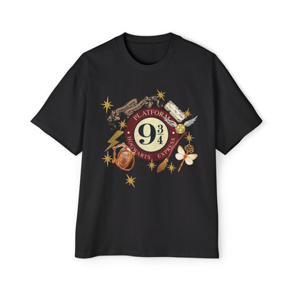 “All Aboard – Platform 9¾ Acid Wash Tee”