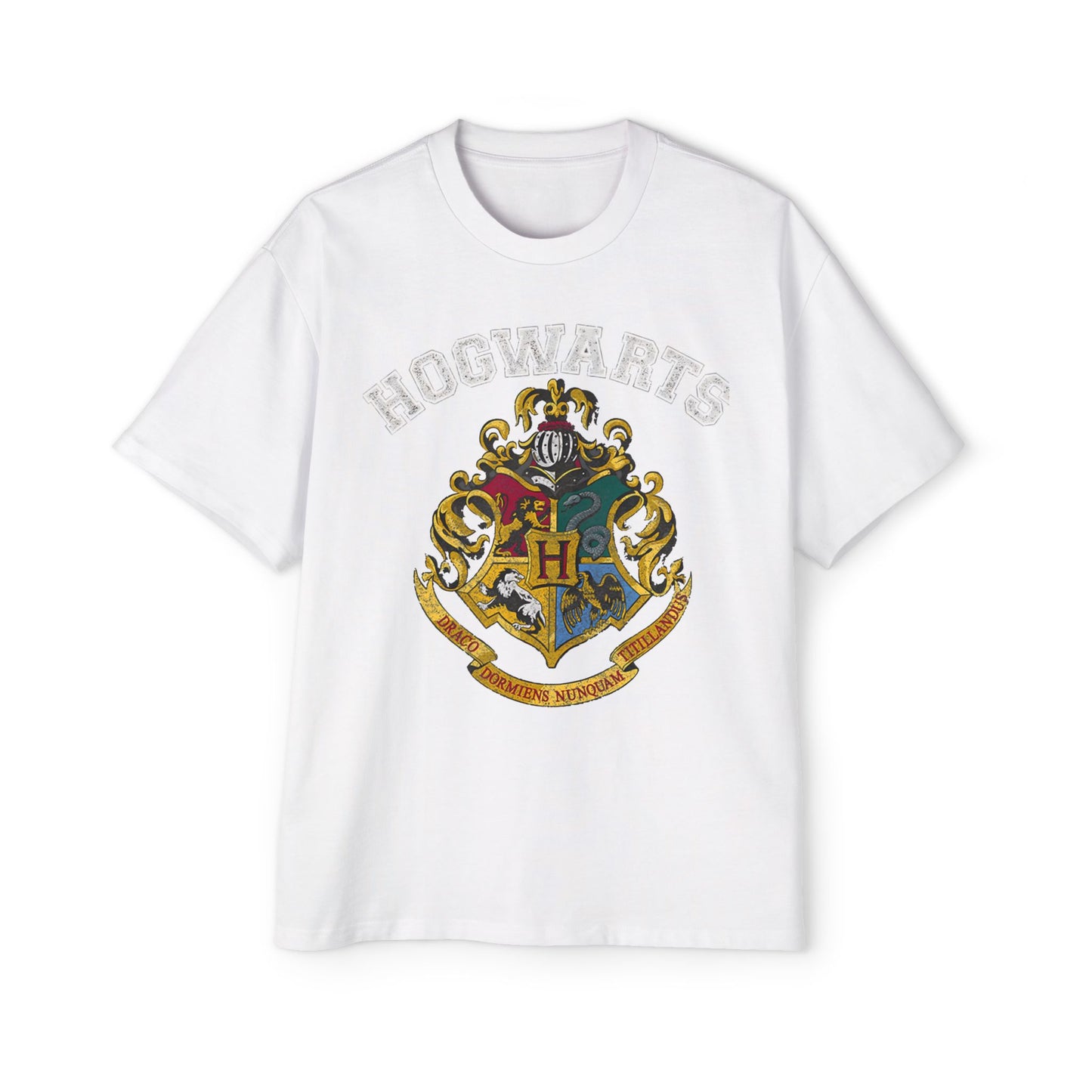 Hogwarts Pride – Text & Logo Acid Wash Tee