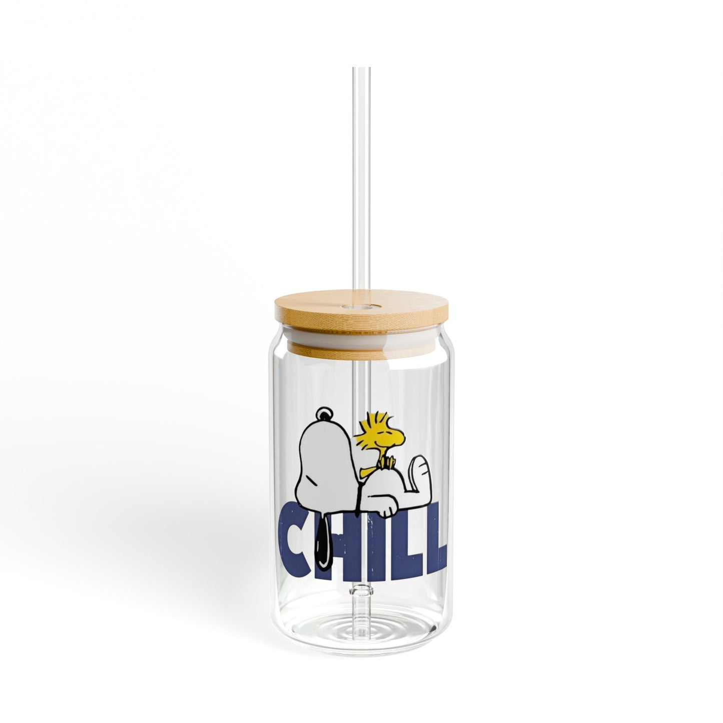 Just Chill with Good Vibes Libbey glass cup🐾✨