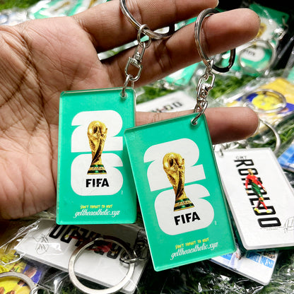 Cristiano Ronaldo Acrylic Key Ring – CR7 Edition