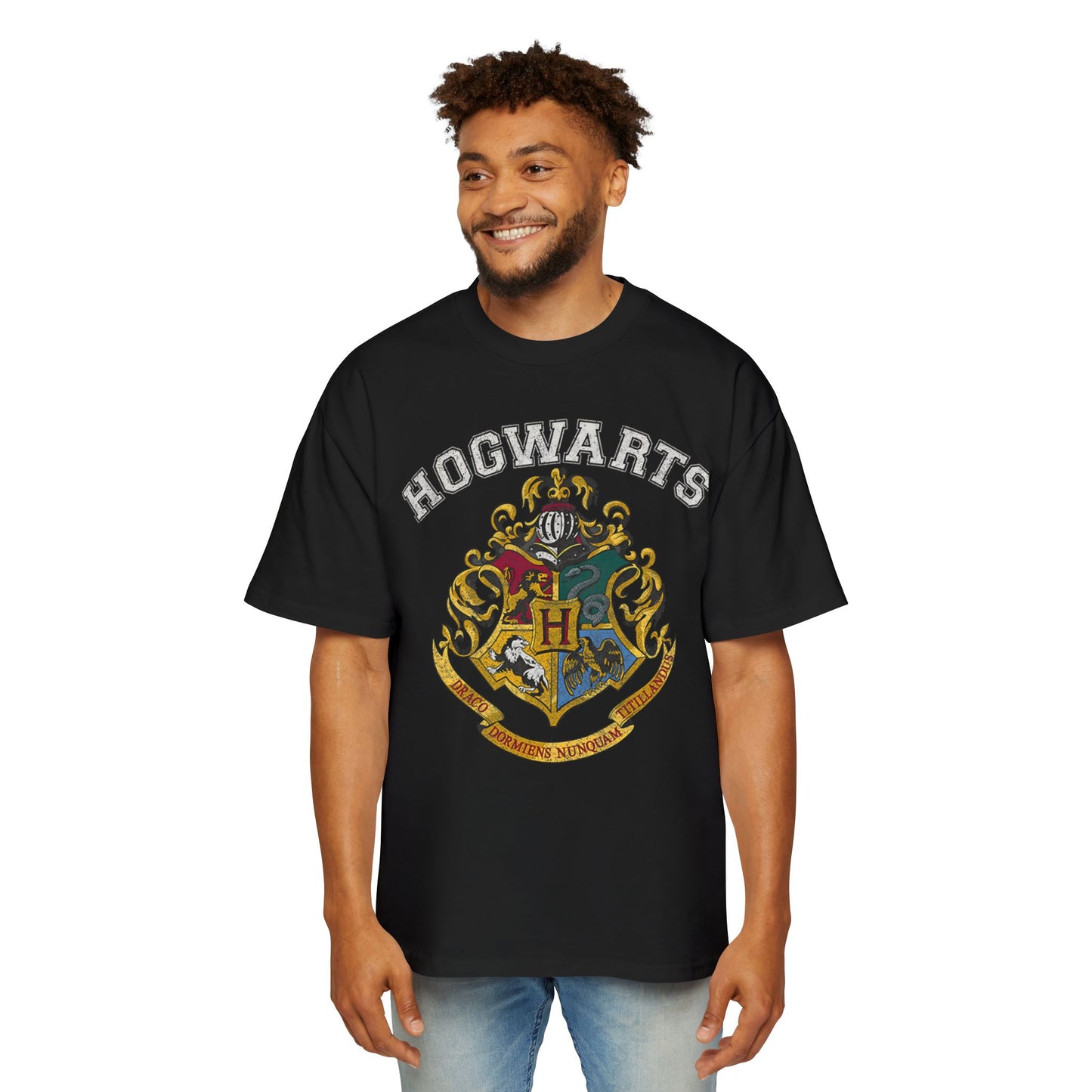 Hogwarts Pride – Text & Logo Acid Wash Tee