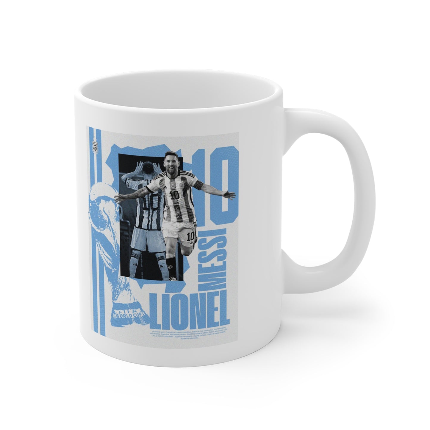 Lionel Messi World Cup Glory Mug