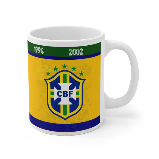 Feel the Glory of Every Goal: The Ultimate Brazil Commemorative Mug